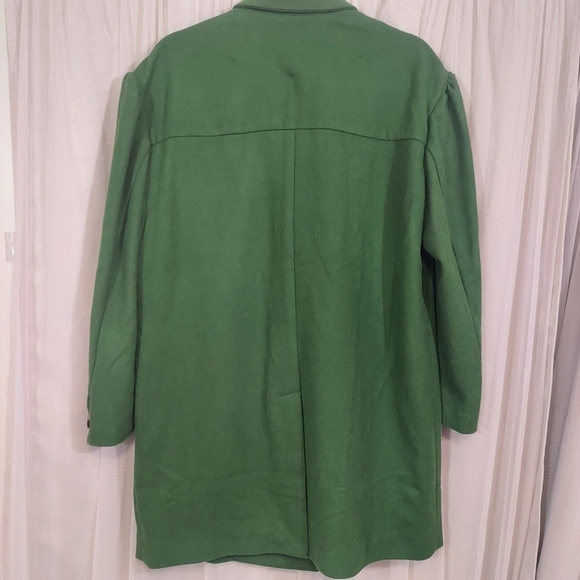 NWT Something Navy Wool Blend Gemma Coat | Green | Size Small - Picture 6 of 13
